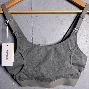 Momcozy Pumping Bra Hands Free, Pumping and Nursing Bra  in Gray.  Size L
NWT